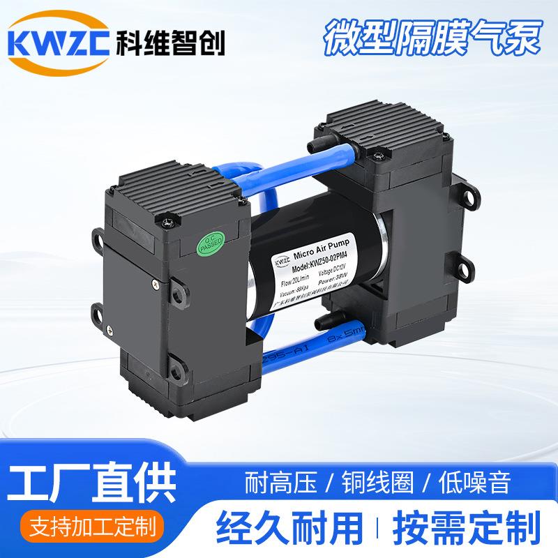 50-02PM4隔膜真空气泵电动膜片美容仪器微型抽气静音双头泵