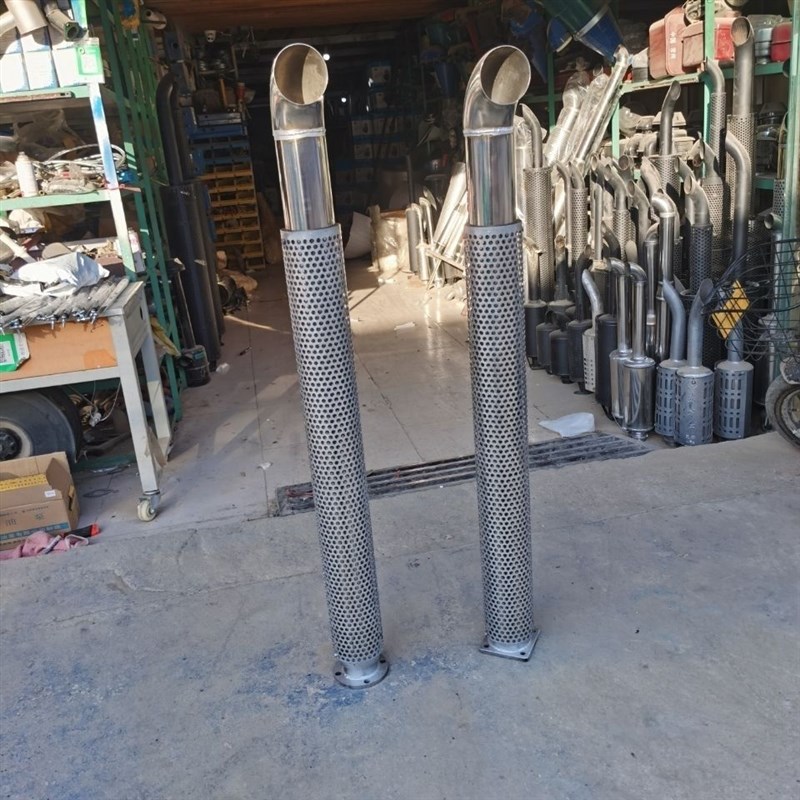 速发不锈钢雷沃玉柴东风东1红120方/404//2204拖拉机消声器烟筒排