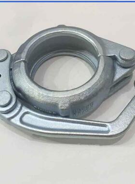 快速锻造镀锌白色管卡盾构机快速连接卡箍泵管合金钢抱箍