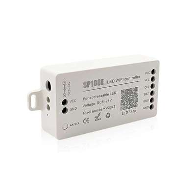 SP108E幻彩控制器 智能WIFI控制器WS2811/2812B幻彩灯带调光器