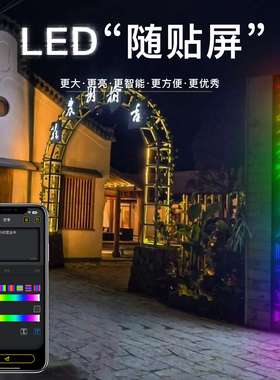 柔性随贴屏LED柔性屏车载屏软性屏玻璃橱窗屏防水屏随贴屏车贴屏