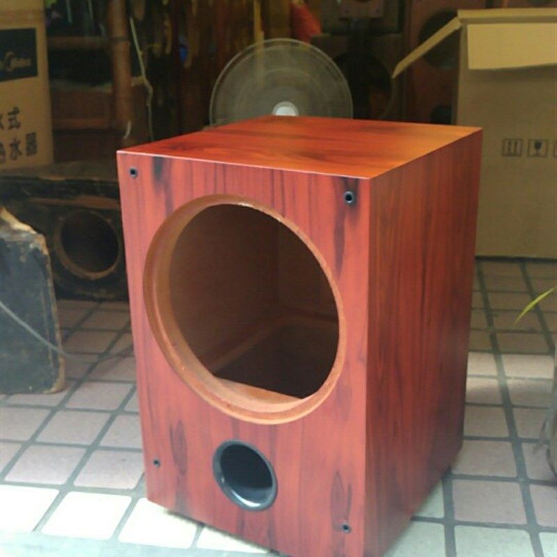 12寸低音炮 超低m音音箱空箱体  低音炮箱体壳 可改加功放 改开孔图片