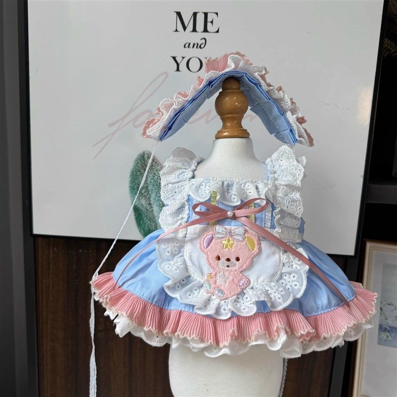 40cm棉花娃娃坐姿衣服一番赏裙子站姿玩偶毛绒玩具公主裙手工定制