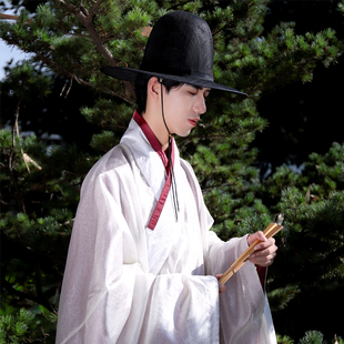 惜物国风 明制圆顶麻纱乌纱大帽明代首服汉服帽子可搭道袍圆领袍