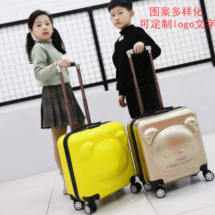 儿童行李箱男小学l生卡通拉杆箱20寸女女童可O坐骑拉杆旅行箱万向