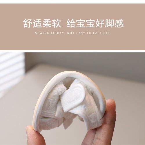 婴儿凉鞋女宝宝软底包头凉鞋步前鞋学步夏季外出鞋防滑1岁7-9个月