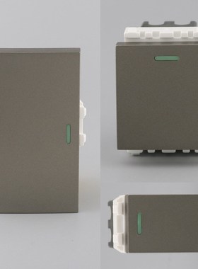 128型开关面板j模块深灰色大中小板功能配件芯86型118型120型面框