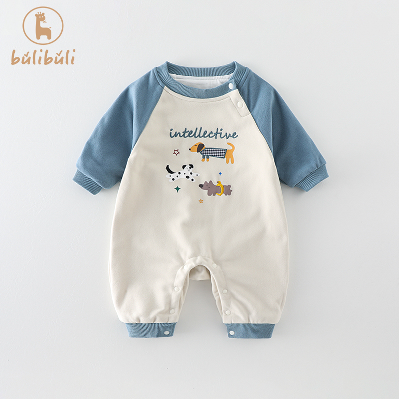 新生婴儿衣服春装男宝宝连体衣春秋季外出超萌可爱满月百天哈衣潮