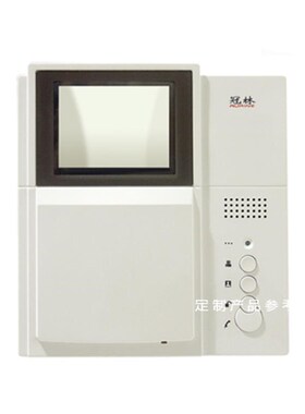 冠林可视对讲彩色室内分机AH1-F3VC门禁AH1-F3OV黑白门铃电话AH1-