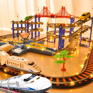 德国儿童玩具电动轨道车赛车小火车益智早教3 5岁6男孩生日礼物