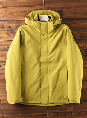 CTST冬季全天候通勤可拆内胆防风防水户外三合一冲锋衣羽绒服外套