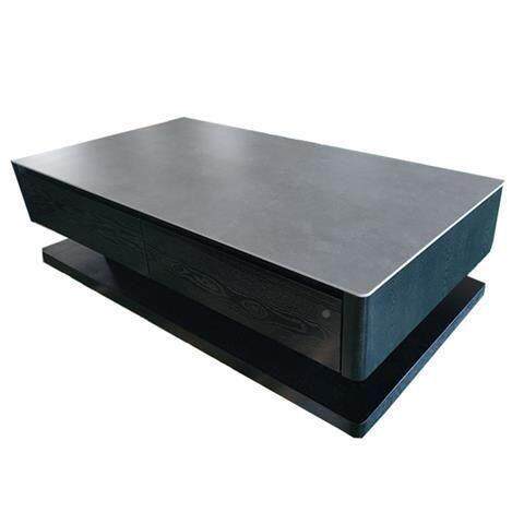 轻奢岩板茶几方客形耐GTO用茶上档次几小桌子家用厅长茶几储物