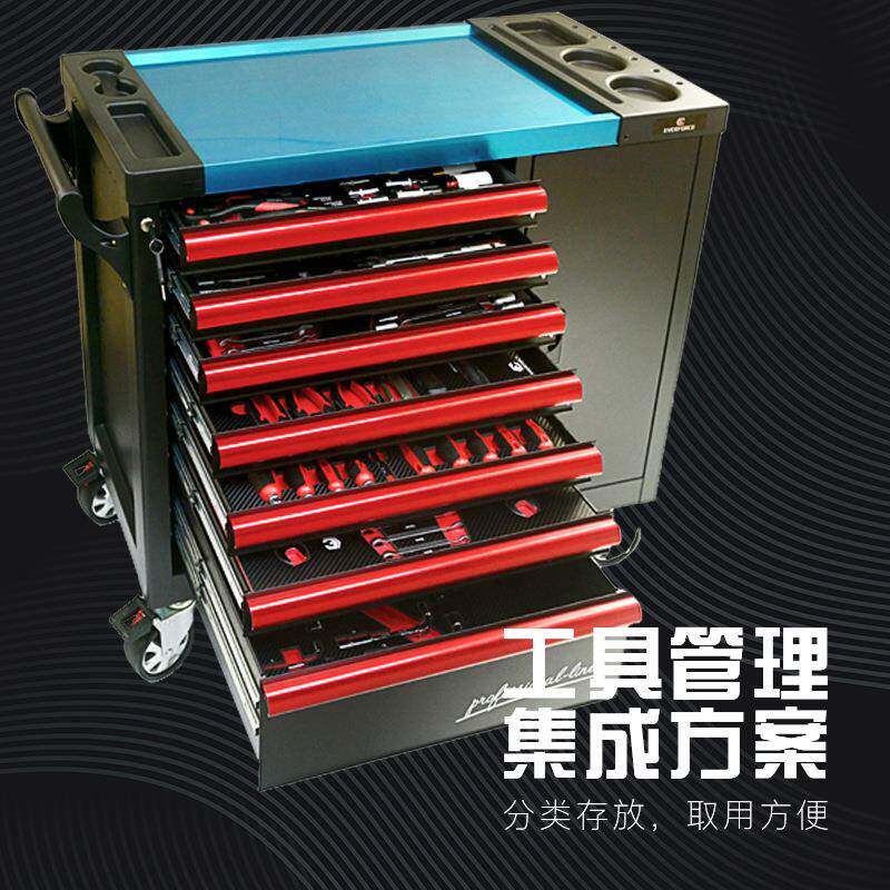 22抽6DAT件工业级汽修用车工具车多通功能移动重型屉组合小推车间