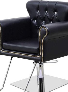 发椅配不锈座钢底盆不锈钢脚踏HZ87101B升降剪理发椅发店椅可放美