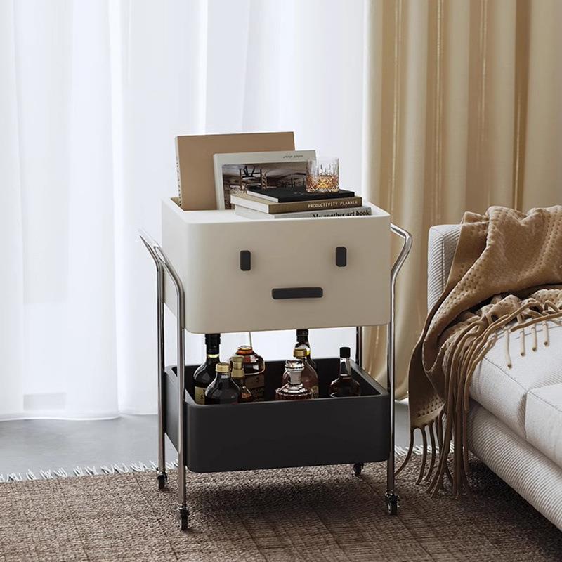 移多动小架推车置物架卧室床头柜客边几沙发茶几层储TNU厅物收纳