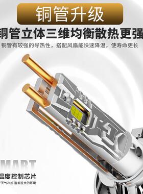 汽车ledR1大灯铜管150W大功智能解码前率l照ed汽双车大灯厂家