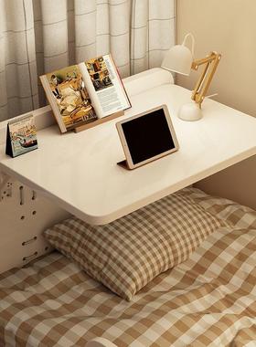 宿书桌床上学电脑桌生上PFS52519下铺舍桌子懒人悬挂式折叠小桌简