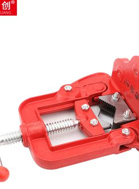 厂家重型管子台手钳虎钳压力钳钳夹管子龙动门架002190子五金