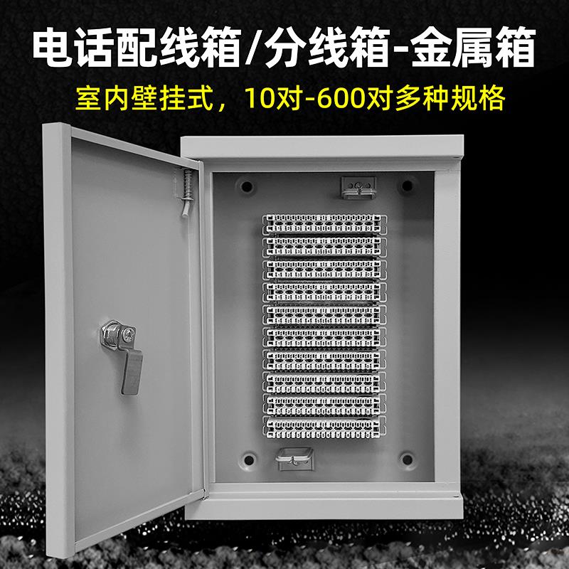30/50/100对电话配线箱室内明装分线箱200回大对数电话交接箱