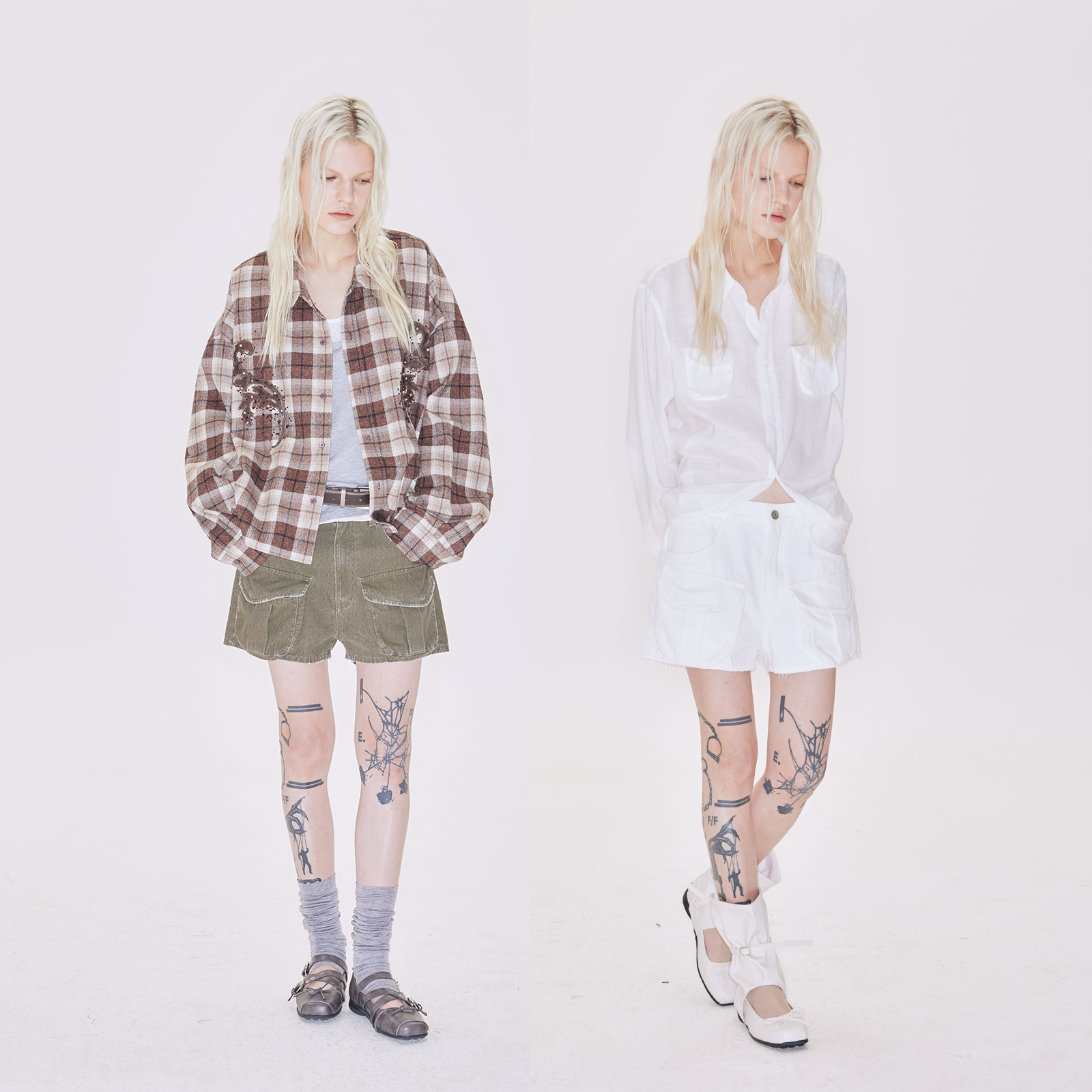 【周也同款】RURE复古洗旧风格立体风琴口袋低腰短裤夏裤子休闲裤