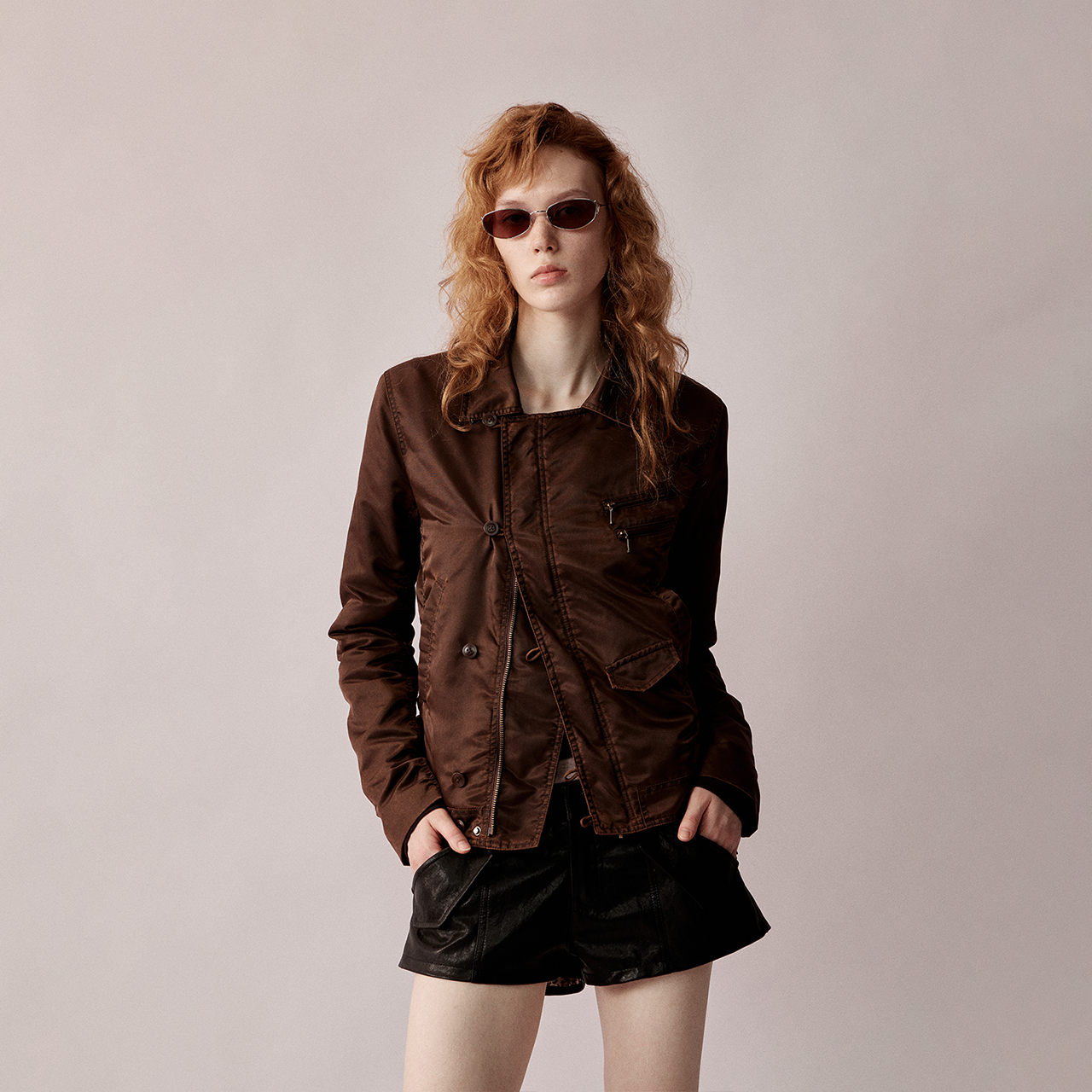 RURE复古机车感轻薄棉服2025新款秋冬短款工装夹克外套女防风保暖,女装/女士精品,短外套,淘宝优惠券,粉丝福利购,淘宝优惠卷