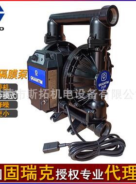 固瑞克铝合金电动隔膜泵QUANTM i120抽锂电浆料化工泵DN50电动泵
