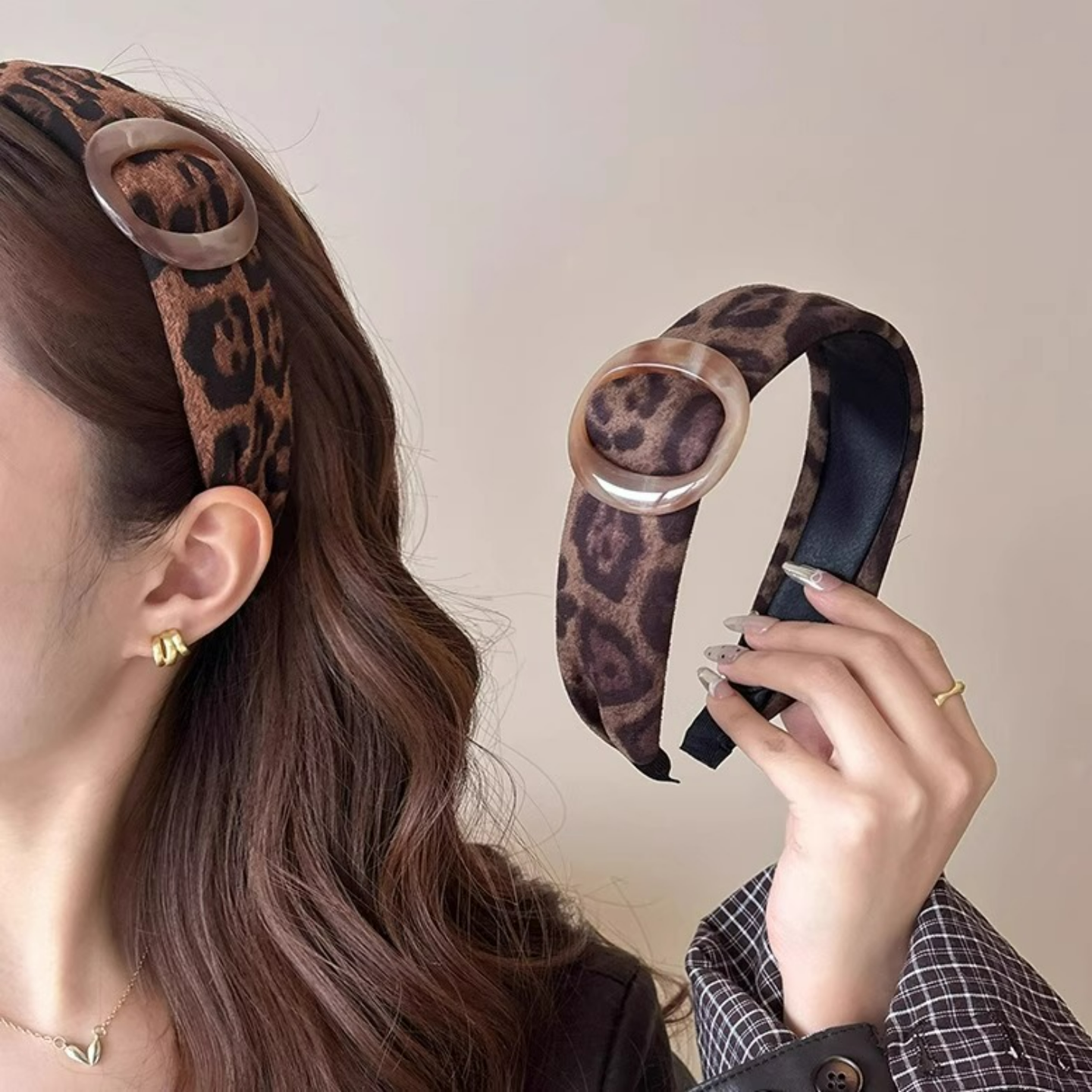 秋冬绒面美拉德豹纹圆环宽边发箍女复古高颅顶气质头箍洗脸头饰,饰品/流行首饰/时尚饰品新,发饰,淘宝优惠券,粉丝福利购,淘宝优惠卷