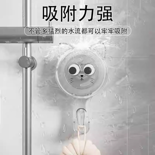 吸盘挂钩强力真空免打孔承重毛巾粘钩室门后无痕真空可爱家用创意