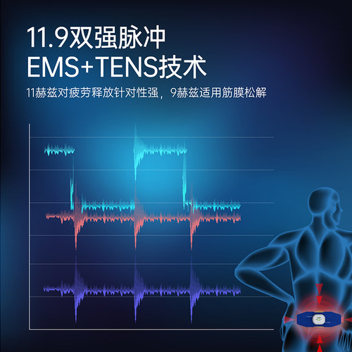iPerMove筋膜仪脉冲按摩器体育生肌肉放松贴片多功能筋膜贴电疗仪