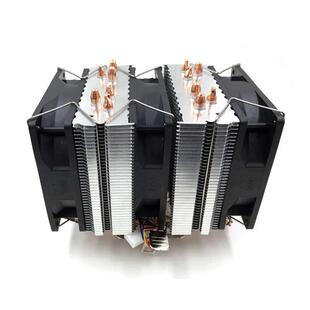 X79 电脑静音风扇 2011 12代1700针台式 AVC6铜管CPU散热器AMD1150