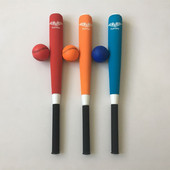 寓鸟棒垒球棒小学生练习儿童训练加粗软式 安全棒球棍徒手组带球