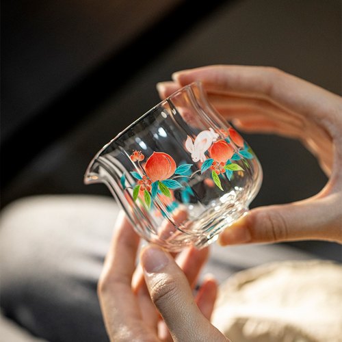 盈德堂高颜值高硼硅玻璃公道杯