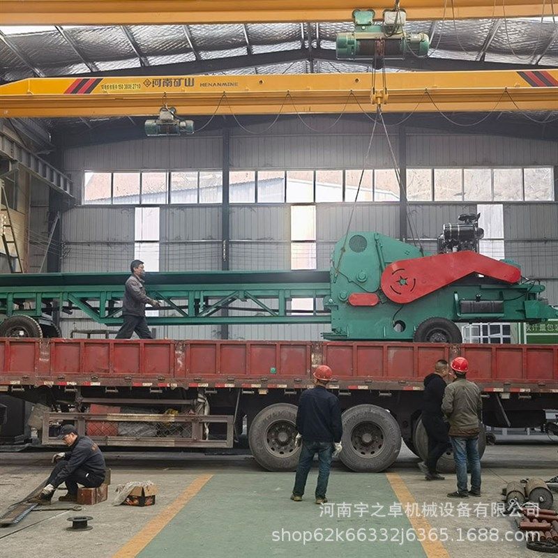 木屑机 树枝木材粉碎机 出料z细碎均 移动废旧模板板材破碎机