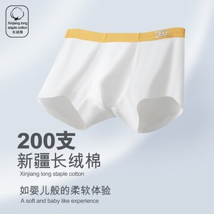 200支液氨棉男士内裤细腻柔软纯棉内裤男透气舒适轻奢高端内裤