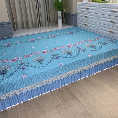 四季通用亲肤棉双面布榻榻米大炕盖红色土炕火炕单乡下耐脏大尺寸