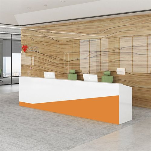 公司接待前台吧台l高级酒店商务迎宾接待台前台单位行政前台服务