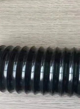 1.2pu吸尘管木屑伸缩通风管木工雕刻机聚氨酯镀铜钢丝管黑色软管