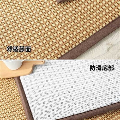 夏季日式榻榻米凉席垫定制炕垫加厚婴儿床冰丝藤席床边打地铺地垫
