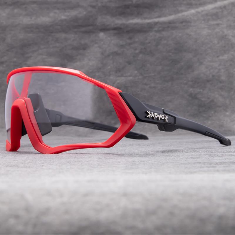 骑行眼镜变色单只防风跑步登山钓A鱼日夜两用摩托车山地车越野风