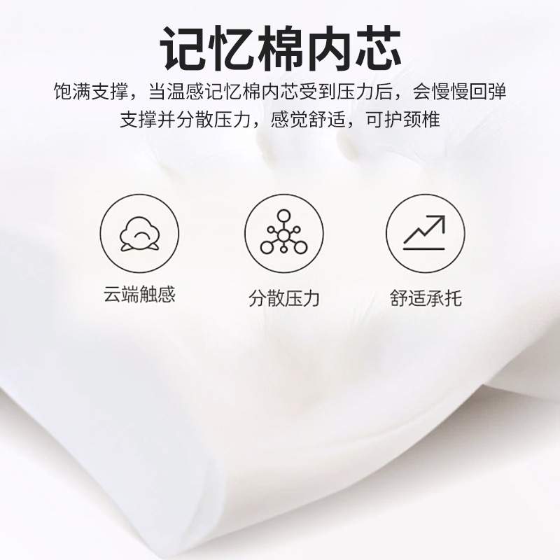 家用智能音乐助眠枕加热颈部无线遥控多功能电动按摩枕头记忆棉