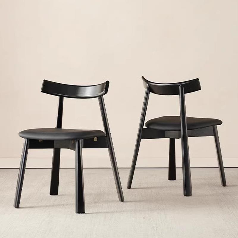 船桨椅北欧实木椅子家用餐厅餐椅大师设计中古风吃饭椅简约现代椅