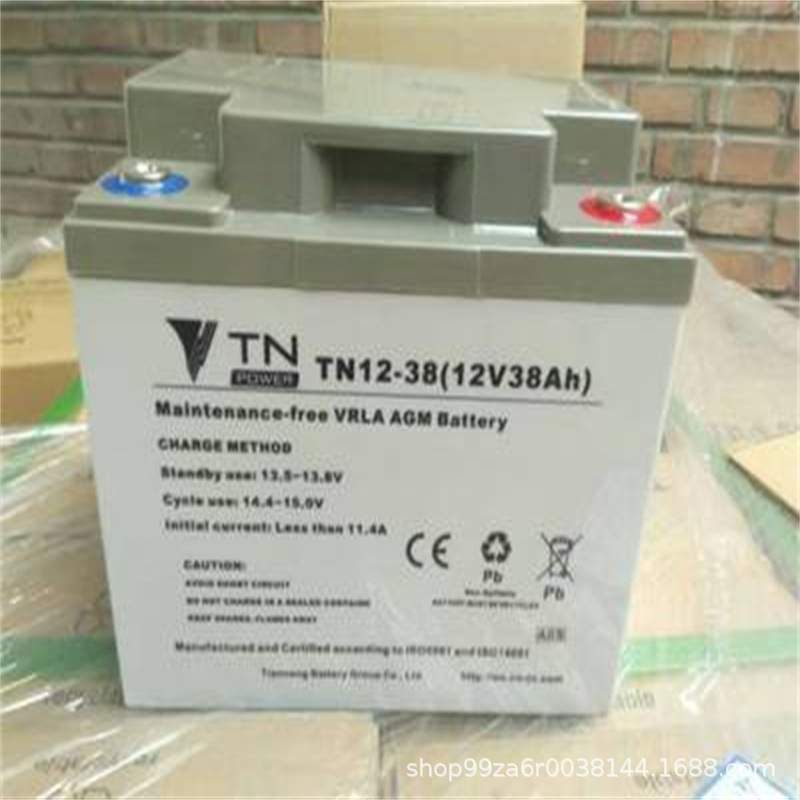 天能蓄电池TN12-100E储能型12V38/65/150/200Ah铅酸免维护UPS/EPS