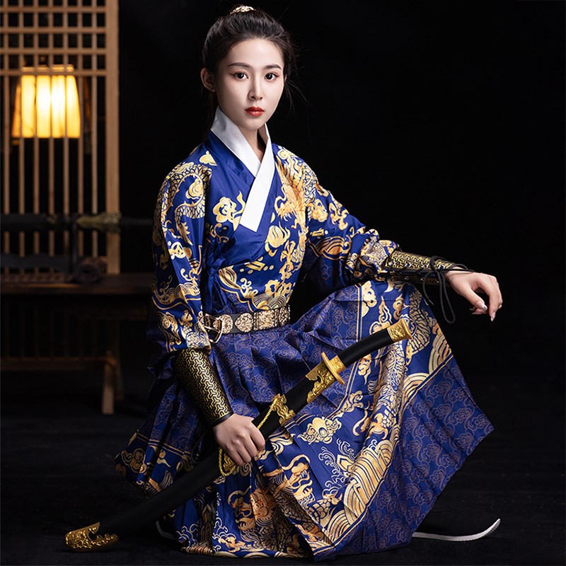速发明制飞鱼服锦衣卫绣春刀蟒袍款侠客风明朝汉服贴里曳撒夏