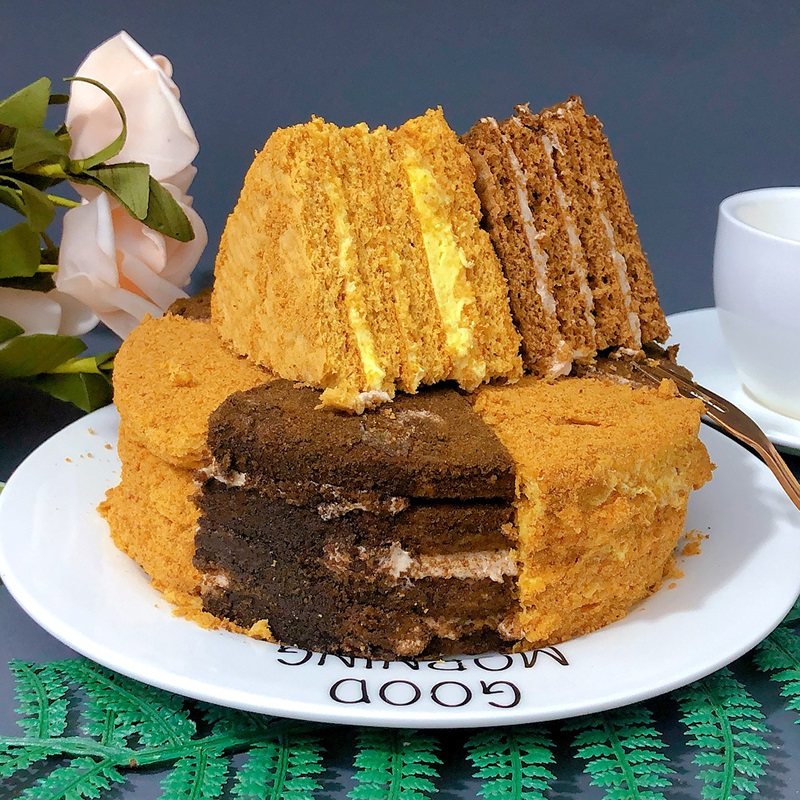 300g俄式风味糕点俄之恋提拉米苏夹心蜂蜜蛋糕零食甜品下午茶点心