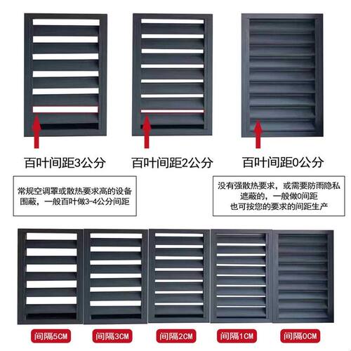 铝合金落地室外通用防雨防晒空调架置物架防腐架子百叶空调外机罩