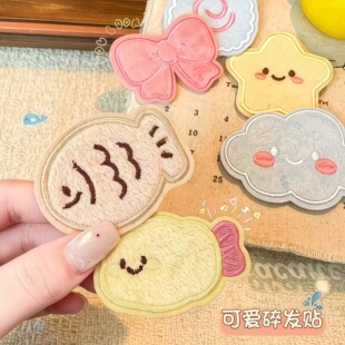 可爱小鱼刘海贴魔术贴发夹女2026新款颜值卡通碎发头发贴发卡头饰