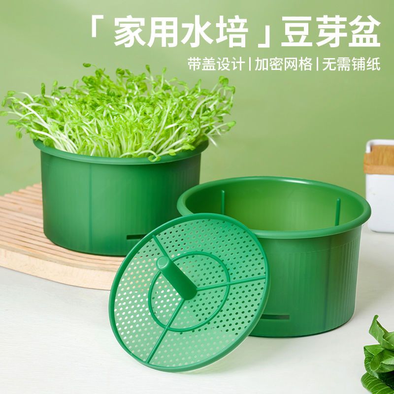 加厚育苗盆,绿豆黄豆轻松发芽