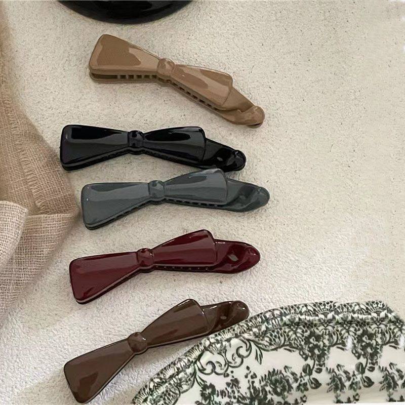 2025新款韩版莫兰迪色系彩色塑料蝴蝶结竖夹扭夹夹可爱少女马尾女,饰品/流行首饰/时尚饰品新,发饰,淘宝优惠券,粉丝福利购,淘宝优惠卷