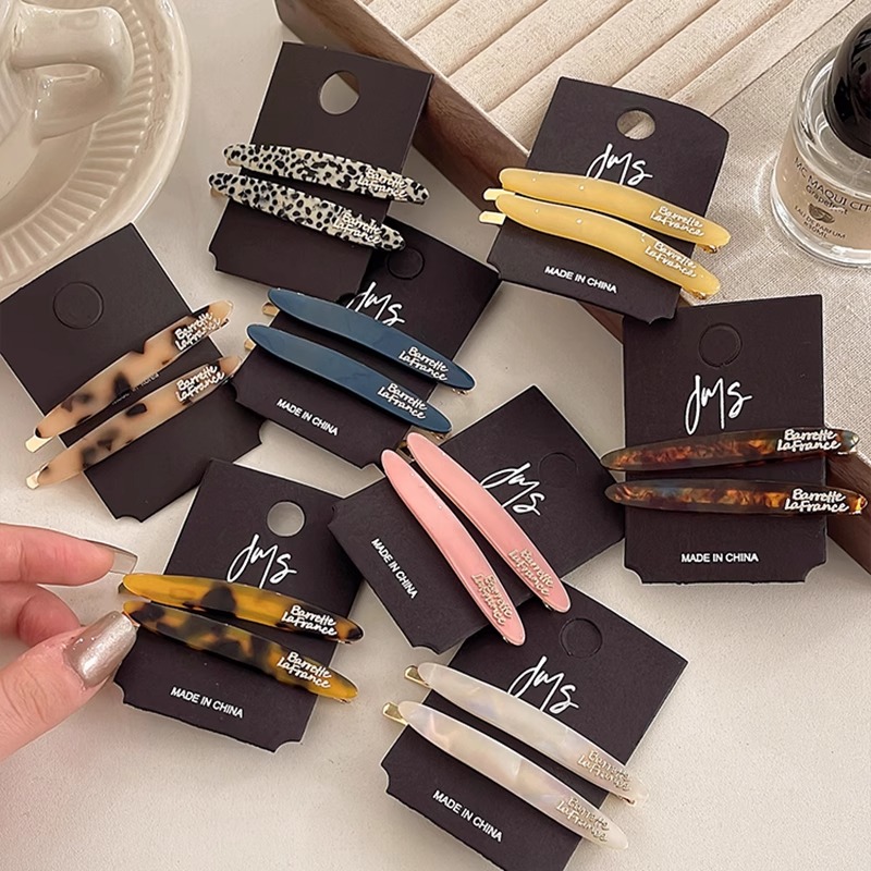 豹纹醋酸发夹2025新款