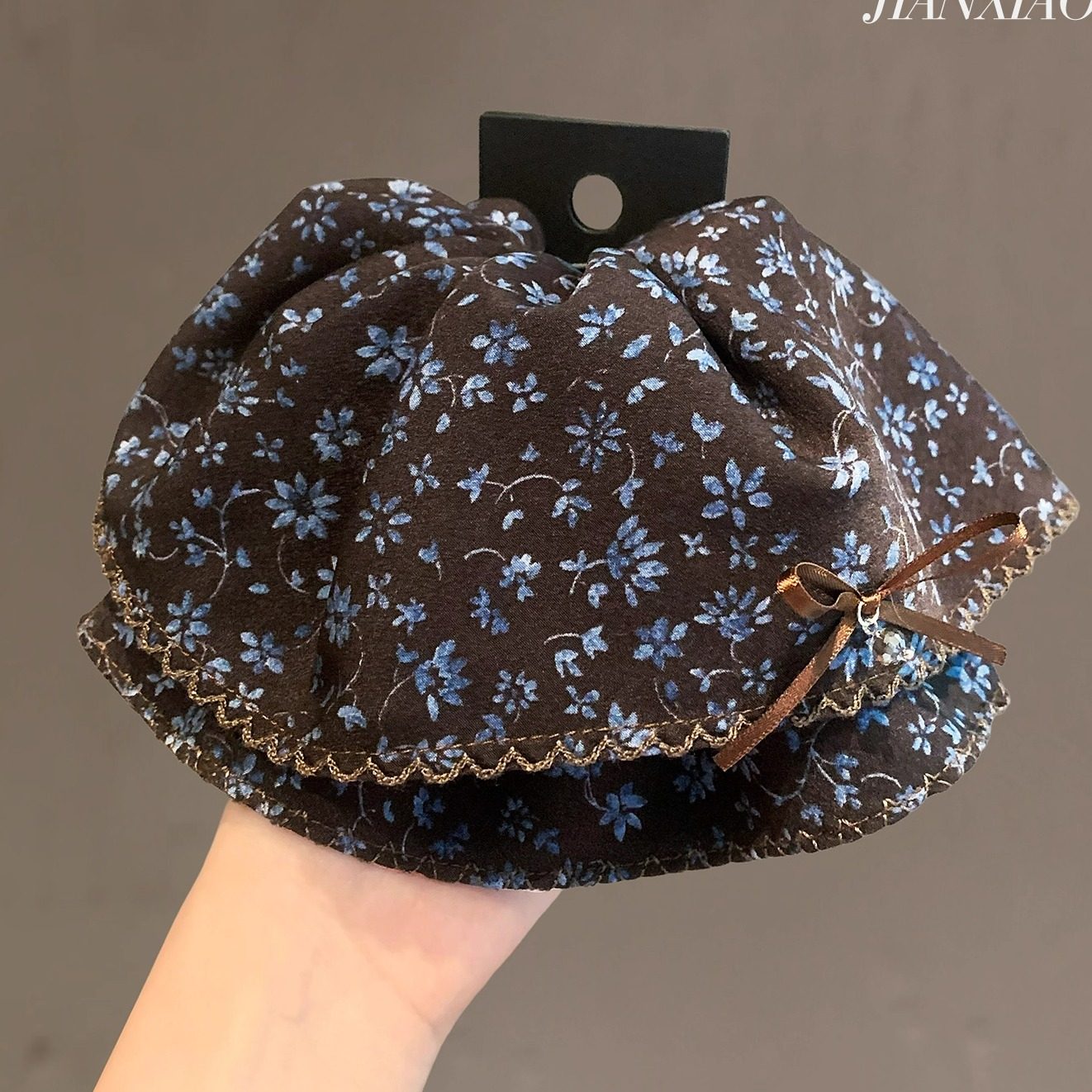 韩系复古碎花蝴蝶结发圈女秋冬新款高级感气质百搭发绳头饰发饰女,饰品/流行首饰/时尚饰品新,发饰,淘宝优惠券,粉丝福利购,淘宝优惠卷